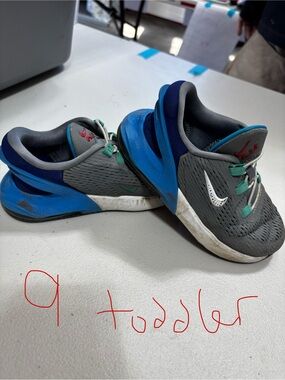 Toddler Nike Air Grey & Blue Shoes